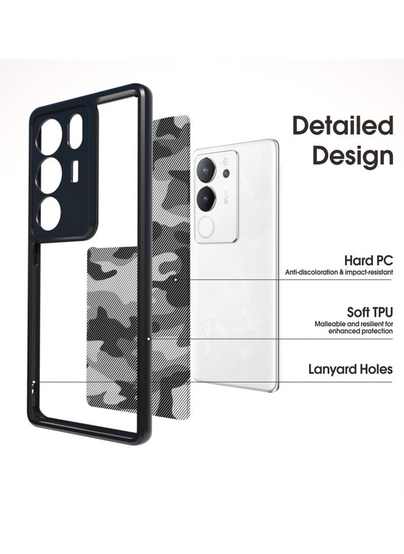 Vivo V29 5g Case Cover Hight Quality with Support Wireless Charging Phone Anti-Fingerprint Accessory Camera Len Protector Shockproof Anti-scratch Anti-drop Shell Back Cover for Vivo V29 5g
