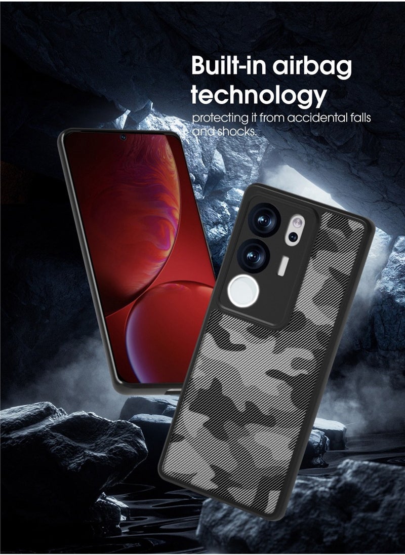 Vivo V29 5g Case Cover Hight Quality with Support Wireless Charging Phone Anti-Fingerprint Accessory Camera Len Protector Shockproof Anti-scratch Anti-drop Shell Back Cover for Vivo V29 5g