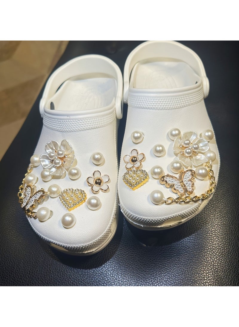 Daisy Butterfly Shoe Charms for Clogs and Garden Shoes  - Image 3