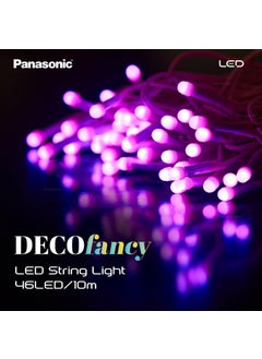 Panasonic Panasonic Deco Fancy 10 Mtr LED String Light for Diwali Decorative LED String Light for Ganesh Chaturthi Christmas Decoration Light Pink  - Image 5