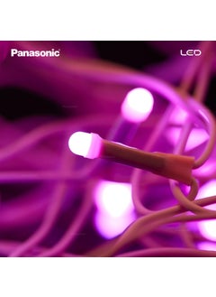 Panasonic Panasonic Deco Fancy 10 Mtr LED String Light for Diwali Decorative LED String Light for Ganesh Chaturthi Christmas Decoration Light Pink  - Image 2