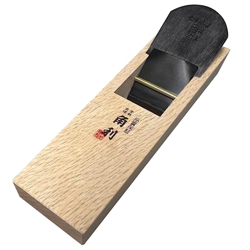 KAKURI Large Hand Plane 60mm for Woodworking, KANNA Japanese Block Plane Manual Hand Planer Tool for Smoothing, 10.1 x 2.9 x 2.7 inches, White Oak Body, Made in JAPAN - Image 1