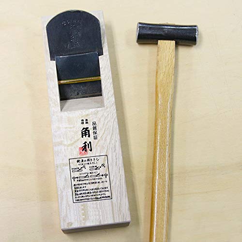 KAKURI Large Hand Plane 60mm for Woodworking, KANNA Japanese Block Plane Manual Hand Planer Tool for Smoothing, 10.1 x 2.9 x 2.7 inches, White Oak Body, Made in JAPAN - Image 4