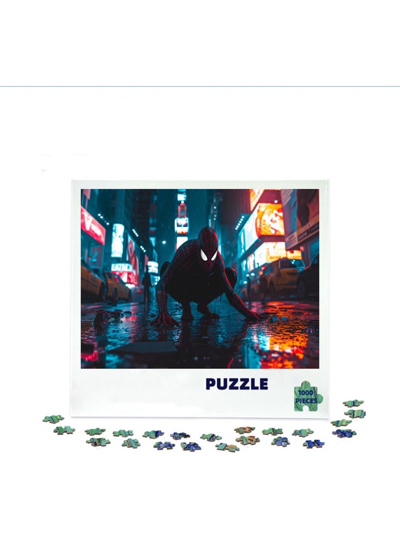 Anna 1000 Piece Colorful Spider Man Puzzle Fun And Engaging Jigsaw For Kids And Adults - Image 1