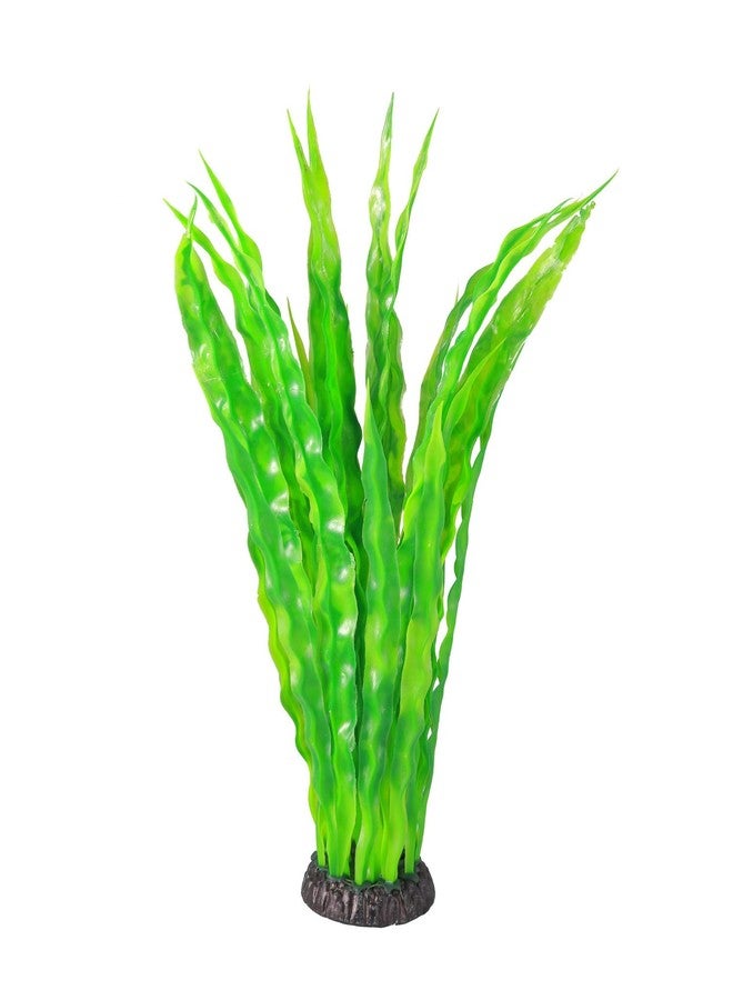 CNZ Aquarium Decor Fish Tank Decoration Ornament Artificial Plastic Plant Java Fern Green, 14-inch - Image 1