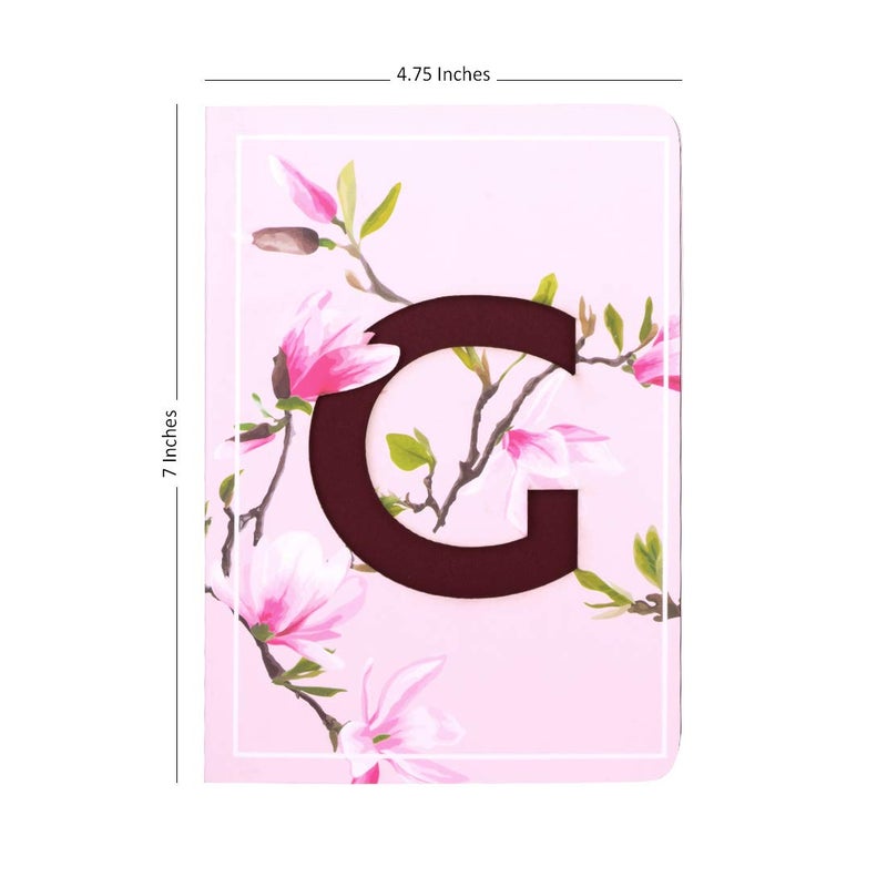 Doodle Initial G Lasercut Diary Notebook, B6 (6.69 X 4.72 X 0.5 Inches), 192 Pages, 80 GSM, Birthday gift for Girls - Image 2