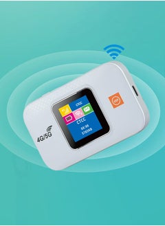 Necomi Pocket 4G/5G WiFi, 4G/5G WiFi 300Mbps Plug and Play Standard SIM Card Pocket Mobile Hotspot Wireless Network Smart Router  - Image 1