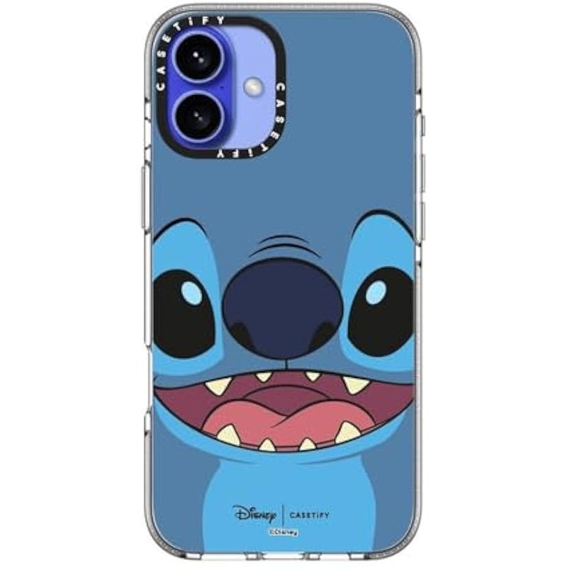 Casetify Clear iPhone 16 Plus Case 【Lilo & Stitch Colab/Not Yellowing / 6.6ft Drop Protection/Compatible with Magsafe】 - Stitch - Clear - Image 3