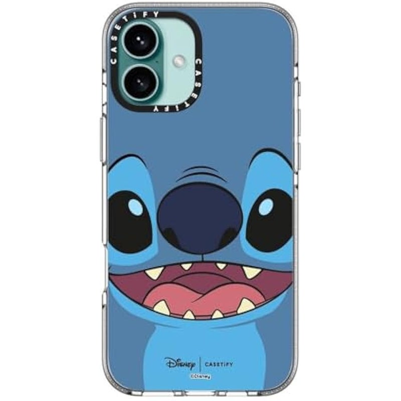 Casetify Clear iPhone 16 Plus Case 【Lilo & Stitch Colab/Not Yellowing / 6.6ft Drop Protection/Compatible with Magsafe】 - Stitch - Clear - Image 4
