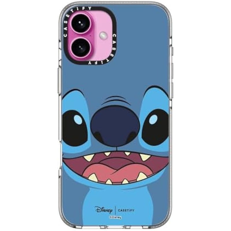 Casetify Clear iPhone 16 Plus Case 【Lilo & Stitch Colab/Not Yellowing / 6.6ft Drop Protection/Compatible with Magsafe】 - Stitch - Clear - Image 2