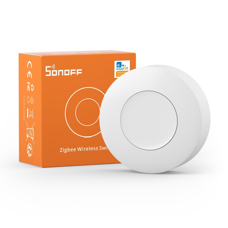 SONOFF Zigbee Switch SNZB01P Wireless Push Button Supports to Create Smart Scenes Trigger the Connected Devices on eWelink APP with Three Control Options SONOFF ZigBee Bridge Required 1Pack - Image 2