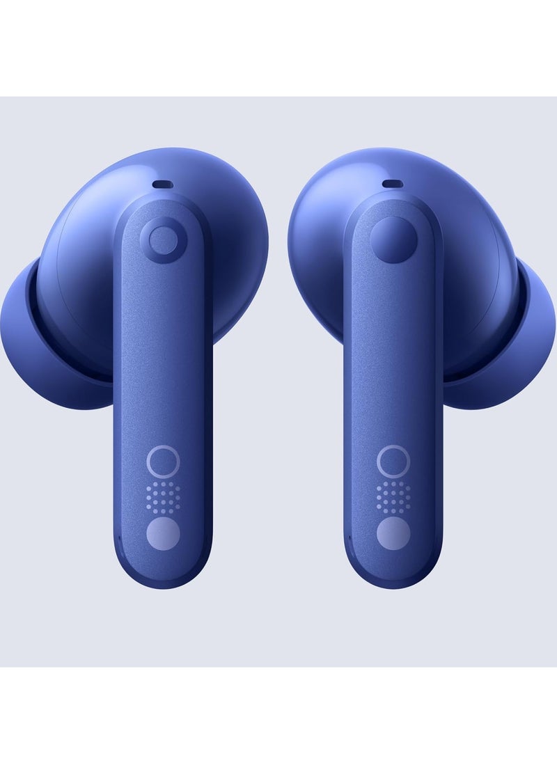 Buds Pro 2 True Wireless Earbuds with ChatGPT Integration – Clear Voice Technology 2.0, 50dB Smart Active Noise Cancellation, Spatial Audio for Immersive Sound, IP55 Water & Dust Resistant, Long Battery Life, Latest 2025 Model in Blue – Premium Bluetooth Earphones for Calls, Music & Gaming