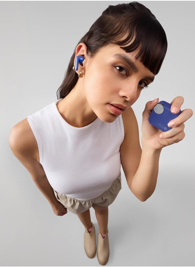 Buds Pro 2 True Wireless Earbuds with ChatGPT Integration – Clear Voice Technology 2.0, 50dB Smart Active Noise Cancellation, Spatial Audio for Immersive Sound, IP55 Water & Dust Resistant, Long Battery Life, Latest 2025 Model in Blue – Premium Bluetooth Earphones for Calls, Music & Gaming