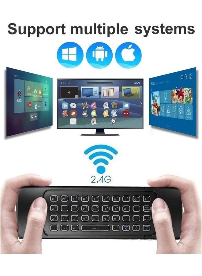 MX3 Pro 2.4G Wireless Air Mouse with Voice Control & Mini Keyboard - Ideal for Android Projectors & Smart TVs
