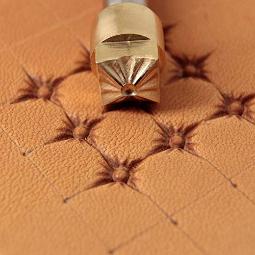 DandS ltd Leather Stamp Tool,Star, Professional Steel Craft Tool for Leatherworking, Embossing, Carving & Stamping Leather Projects, Belts Wallets & DIY Projects Compatible with Mallet #296 - Image 1