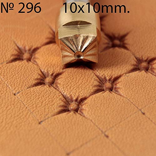 DandS ltd Leather Stamp Tool,Star, Professional Steel Craft Tool for Leatherworking, Embossing, Carving & Stamping Leather Projects, Belts Wallets & DIY Projects Compatible with Mallet #296 - Image 4