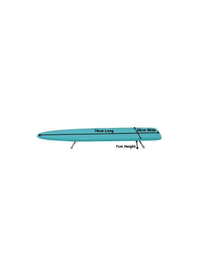 Feelings - Medium Density Fibreboard Ironing Board Table Wooden Top Iron Table 76x28x7cm - Image 1