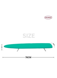 Feelings Medium Density Fibreboard Ironing Board Table Wooden Top Iron Table 76x28x7cm  - Image 2