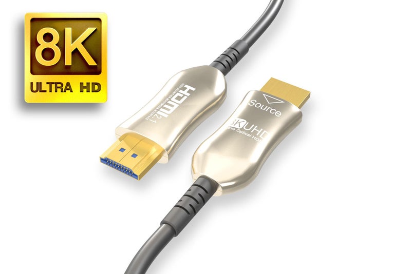 Cablelera 8K UHD CL3 HDMI Cable 2.1, Hybrid Active Optical Cable (AOC), 48Gbps Ultra Fast Long Distance Data Transmission, eARC, HDCP, NVIDIA, AMD, PS5, Xbox, Gaming, Movie, in-Wall Rated, 100ft - Image 4
