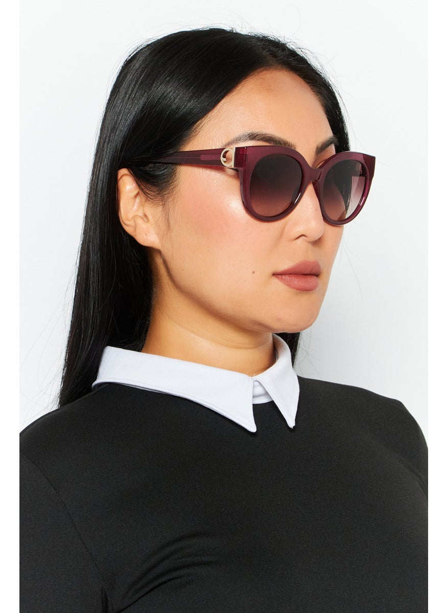 Salvatore Ferragamo Women SF1031S Cat Eye Sunglasses, Purple  - Image 2