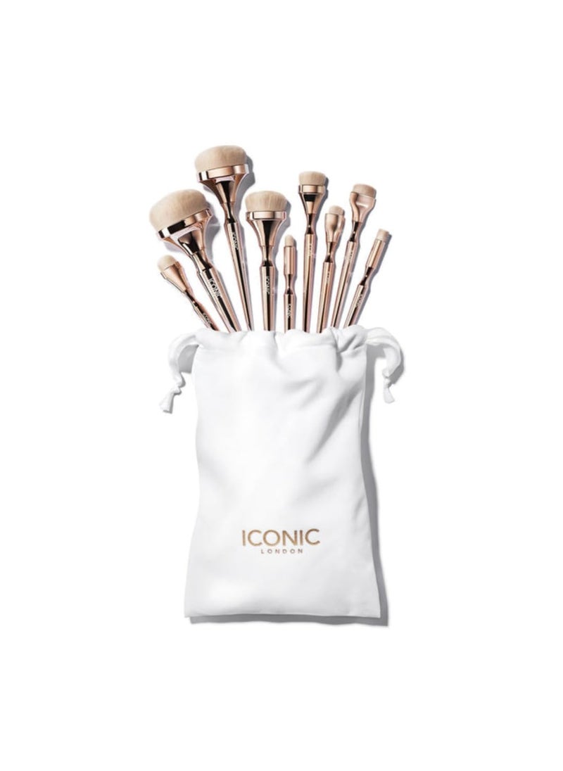 ICONIC LONDON ICONIC London HD Blend Set - Super Soft Makeup Brushes for Blending 