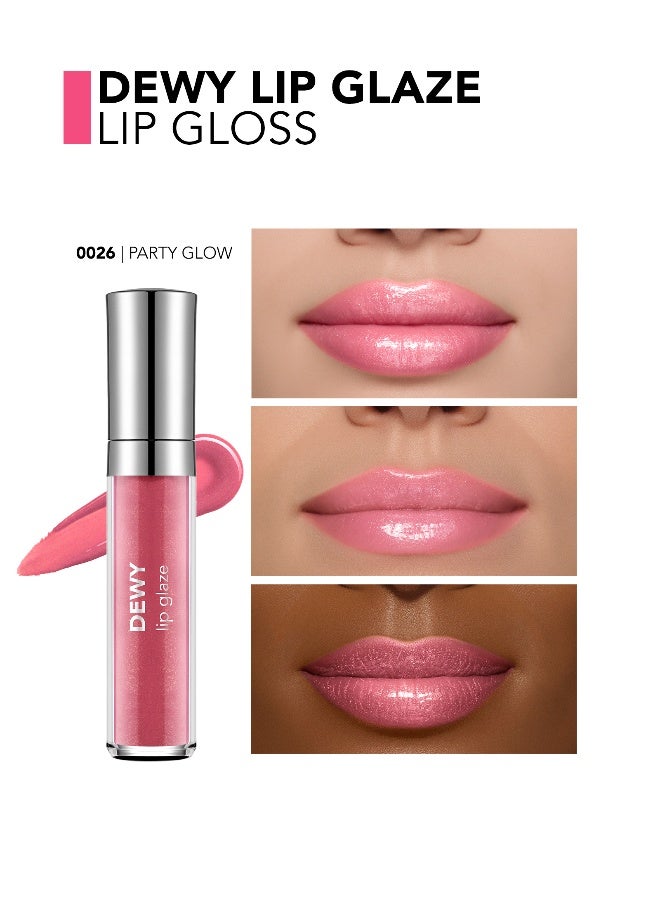 flormar Dewy Lip Glaze New - 026 Party Glow - Image 5