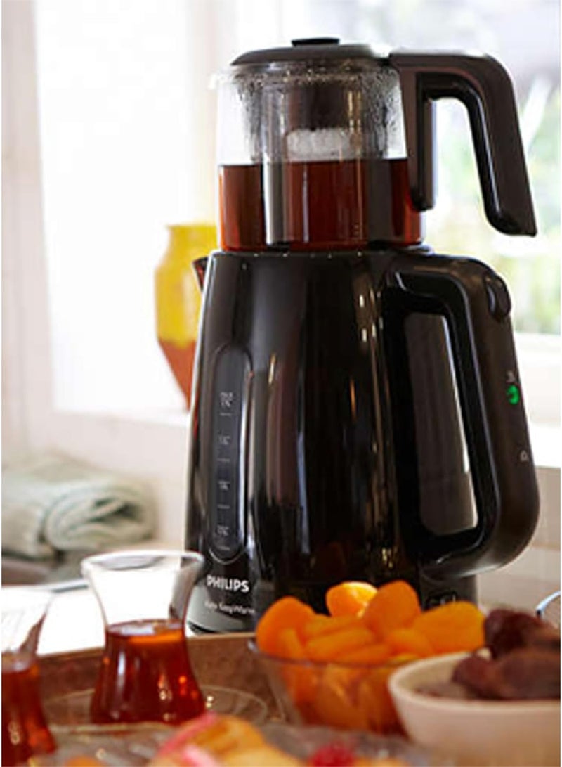 Philips HD7301/00 Tea Maker, 1.9 L Capacity, 360º Rotating Base, Cable Winder, Black - Image 5