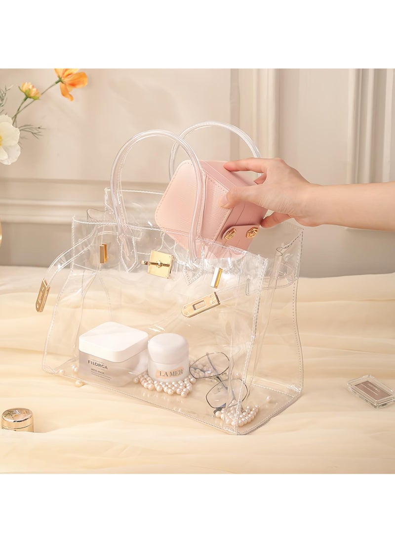 SYOSI - Leather Travel Jewelry Organizer Box, Small Fashion Jewelry Organizer Two Layers Storage Case, for Bracelets, Earrings, Rings Gift, for Girls, Women, Mother, Daughter - Image 1
