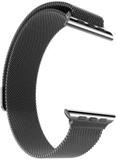 OR Milanese Magnetic Loop Stainless Steel Strap Watch Bands For Apple Watch iWatch - Black 42mm 