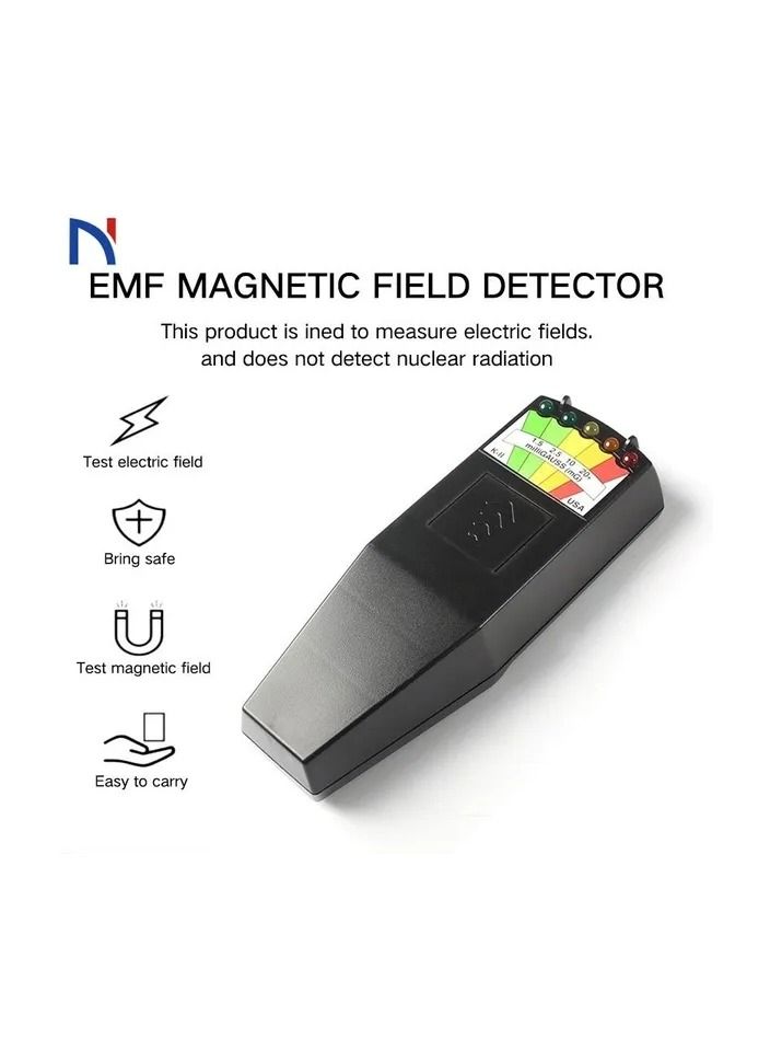 1-Piece EMF Meter Electromagnetic Field Radiation Detector,Handheld Digital LCD Dosimeter Tester - Image 1