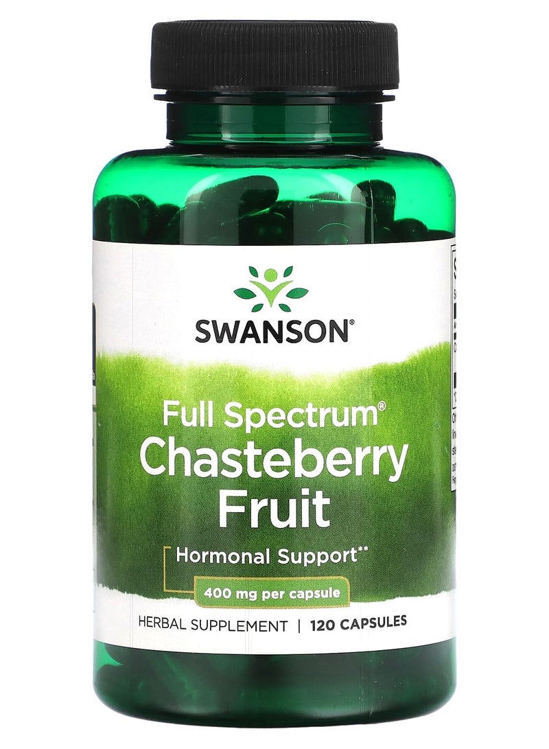 SWANSON Full Spectrum Chasteberry Fruit 400mg 120Capsules
