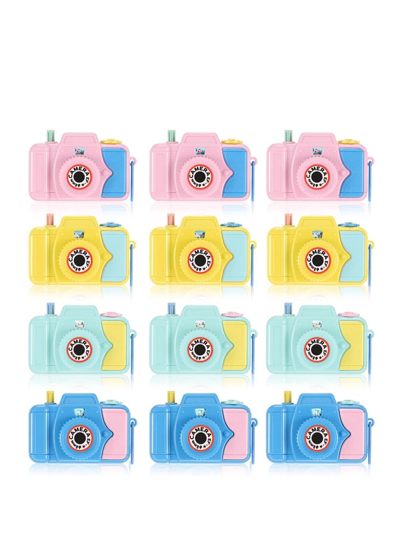 SYOSI 12Pcs Kids' Camera Toy Children's Pretend Play Prop with Images in Viewfinder Kaleidoscopes Educational Toys Birthday Party Favors Gifts for Boys, Girls, Toddler Colors Random  - Image 1