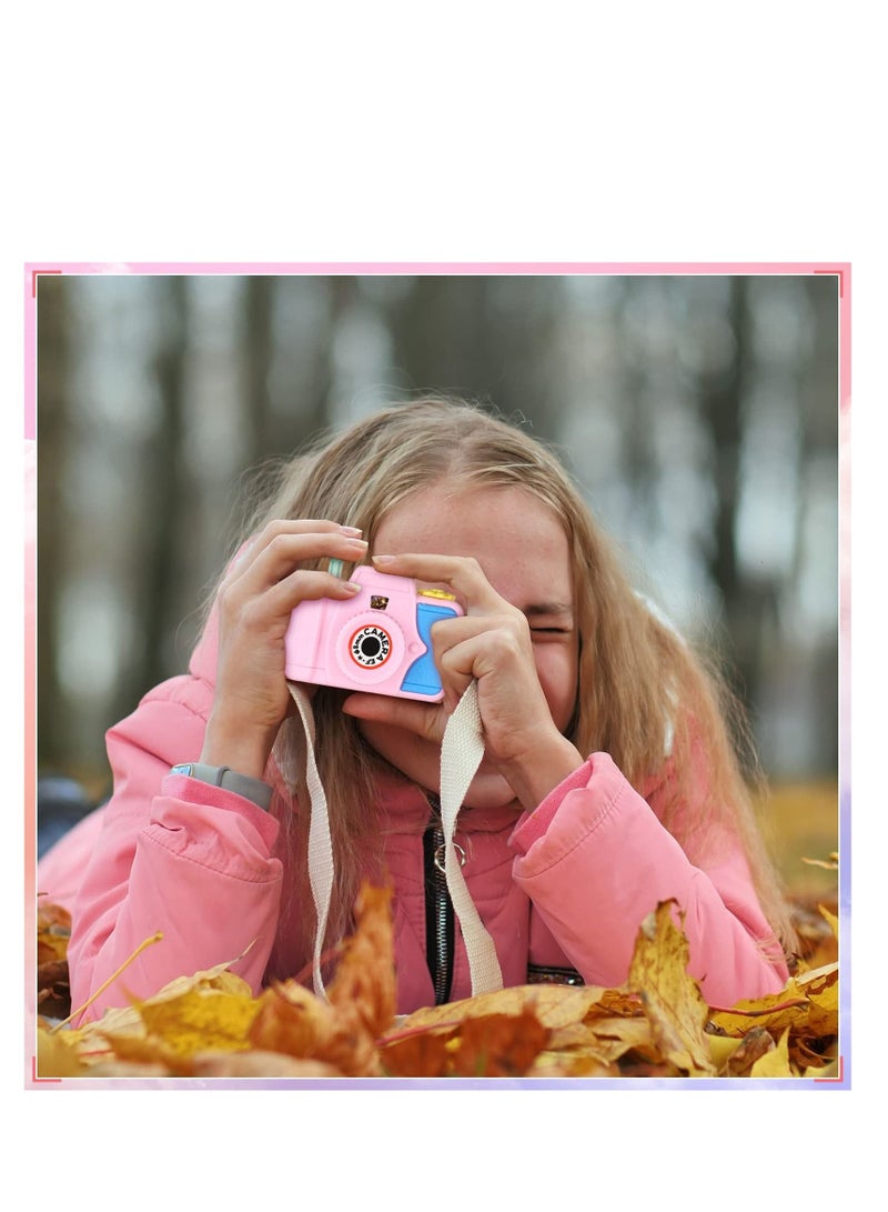 SYOSI 12Pcs Kids' Camera Toy Children's Pretend Play Prop with Images in Viewfinder Kaleidoscopes Educational Toys Birthday Party Favors Gifts for Boys, Girls, Toddler Colors Random  - Image 2