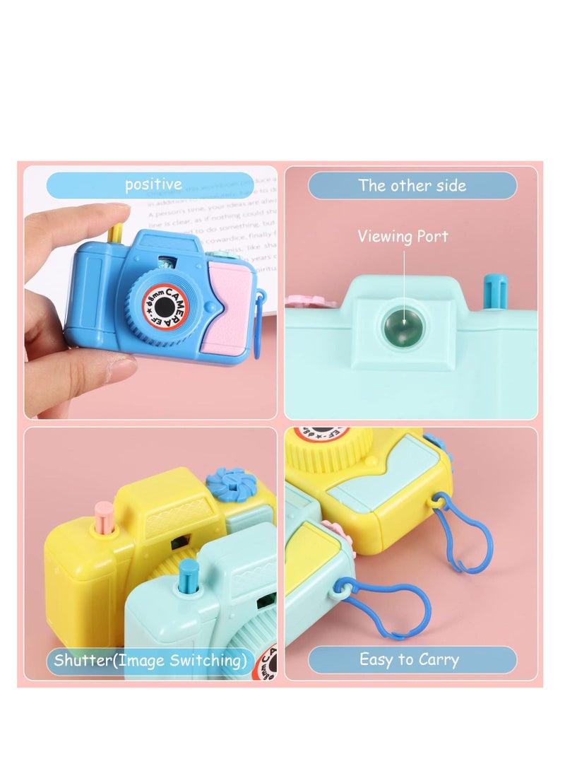 SYOSI 12Pcs Kids' Camera Toy Children's Pretend Play Prop with Images in Viewfinder Kaleidoscopes Educational Toys Birthday Party Favors Gifts for Boys, Girls, Toddler Colors Random  - Image 5
