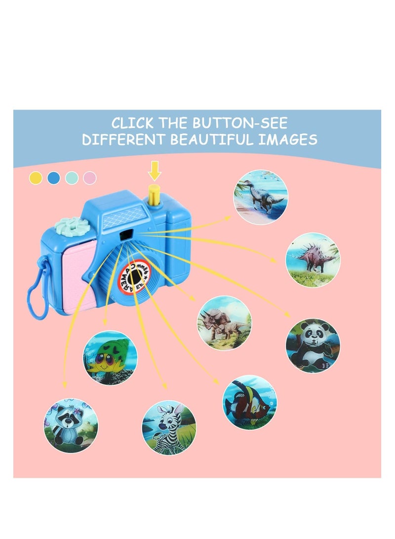 SYOSI 12Pcs Kids' Camera Toy Children's Pretend Play Prop with Images in Viewfinder Kaleidoscopes Educational Toys Birthday Party Favors Gifts for Boys, Girls, Toddler Colors Random  - Image 4
