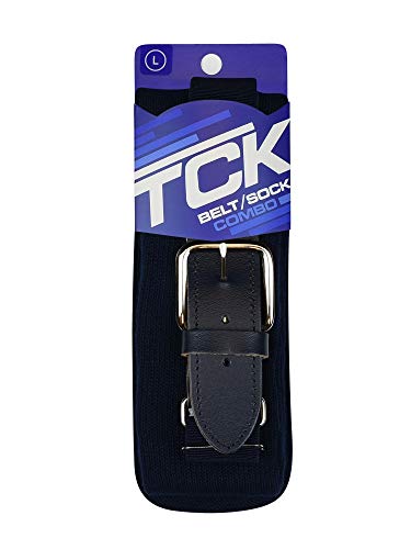 TCK Baseball/Softball Adult Belt & Socks Combo Set (Navy, Medium) - Navy,Medium - Image 2