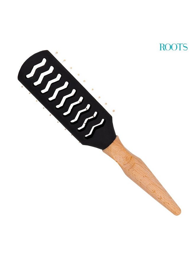Roots - Roots Wooden Brushes - Damage Free Wet And Dry Hair Brush - For Man And Woman - Bwg42 - Image 2