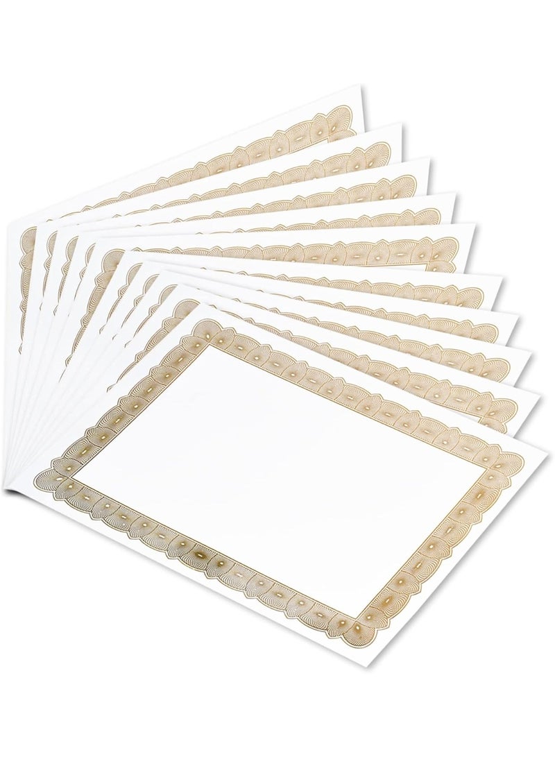 FIS شهادة تصميم مع طباعة ذهبية (10 قطعة/عبوة) - Image 1