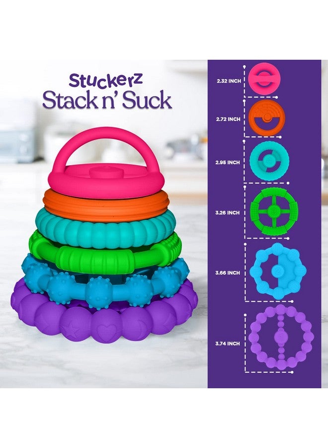 سبريك ألعاب تسنين سيليكون للأطفال | حلقات تسنين ناعمة وتفاعلية وممتعة للأطفال (أولاد وبنات)، متعددة الألوان - Image 3