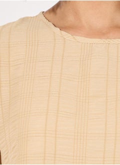 Styli Textured Top & Wide Leg Pants Modest Set  - Image 3
