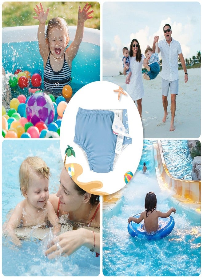 HECCEI Baby Swim Diapers (Blue, 24-36 Months) - Image 3