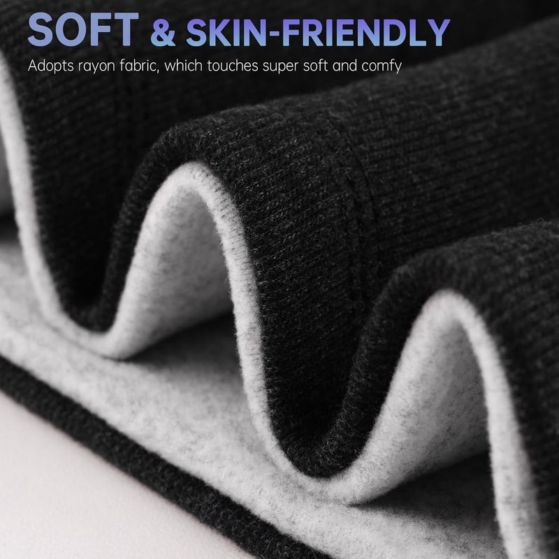 EXski Winter Neck Gaiter Warmer, Soft Fleece Face Mask Scarf for Cold Weather Skiing Cycling Outdoor Sports - Image 2