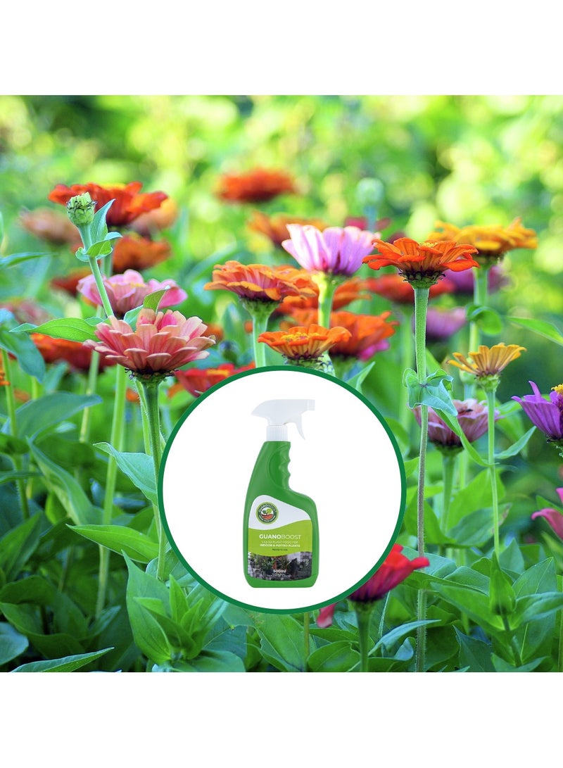 Generic GUANOBOOST 500 ml Organic Liquid Fertilizer Spray, Ready to Use, Sustainably Sourced Seabird Guano, Boosts Root Growth & Soil Health, Safe for Kids & Pets, Indoor & Outdoor, UAE Climate Friendly - Image 3