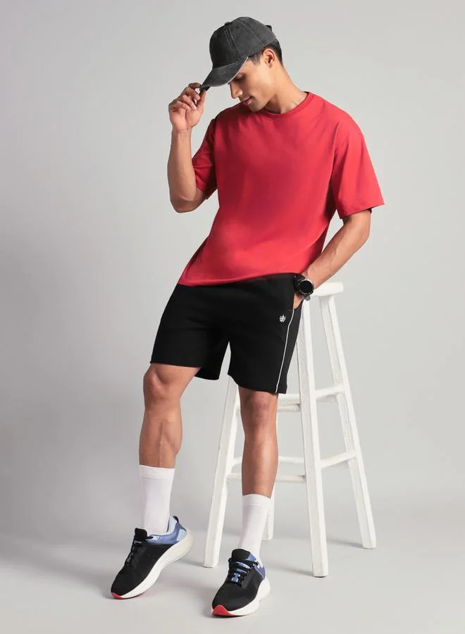 Cult Men Black Rest Day Shorts