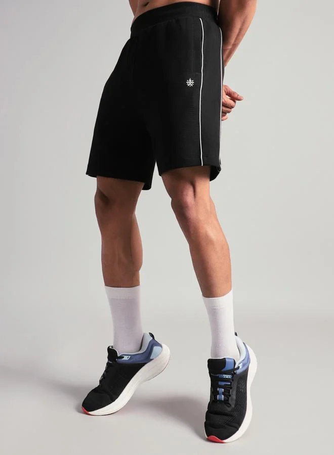 Cult Men Black Rest Day Shorts