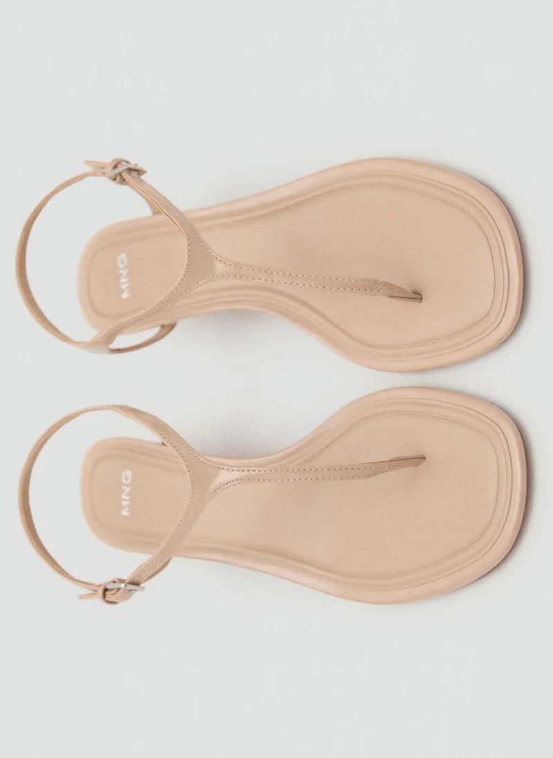 MANGO Kitten Heel Sandals With Straps
