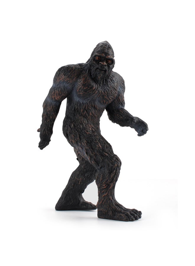 Realistic Bigfoot Model Children's Cognitive Early Ape Ornament Mythical Legend Toy Educational Learning Playset-Color:BL-1 424 116g Savage - Image 2