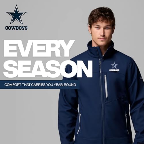 Dunbrooke NFL Dallas Cowboys Men's Softshell Jacket, X-Large, Graphite - Image 5