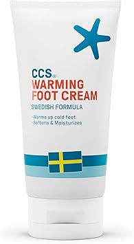 CCS Warming Foot Cream 150 ml Moisturise and Soften Dry Skin and Cold Feet with a warming sensation - Image 1