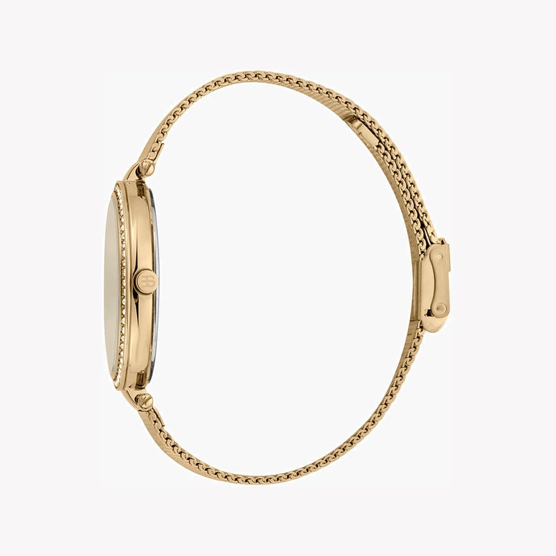 ESPRIT Women's Gold Stainless Steel Watch, Champagne Dial|ES1L310M0135 - Image 2